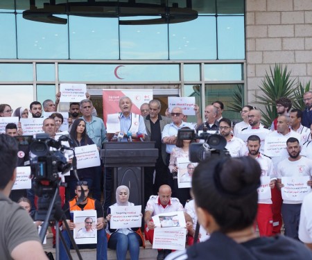 The Palestine Red Crescent Society Demands Accountability for the Killing of Four of its Paramedics in Gaza