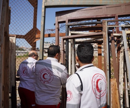 Palestine Red Crescent Society Appeals to the International Community to Pressure Israel to Create a Humanitarian Corridor