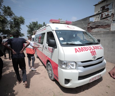 PRCS Fulfils Its Humanitarian Mission Amidst Israeli attack on the Gaza Strip