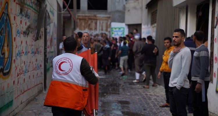 تحديث تقرير الاستجابة لجمعية الهلال الأحمر الفلسطيني في قطاع غزة