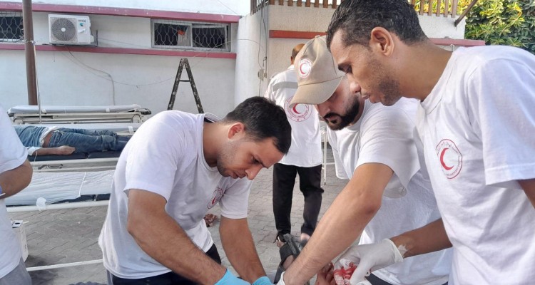 تقرير استجابة جمعية الهلال الأحمر الفلسطيني في الضفة الغربية وقطاع غزة