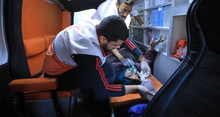 تقرير استجابة جمعية الهلال الأحمر الفلسطيني في الضفة الغربية وقطاع غزة