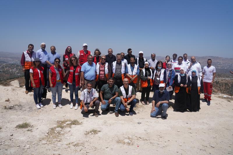 PRCS Accompanies Red Cross Representatives to Beita